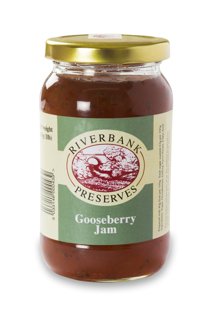 Riverbank Preserves Green Gooseberry Jam -- Riverbank Bakery